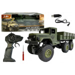 Vojenský terénny transportér RC - zelený